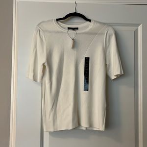 Banana Republic Short Sleeve Sweater, Off White